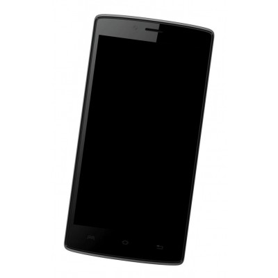 Lcd Frame Middle Chassis For Intex Cloud Matte White By - Maxbhi Com