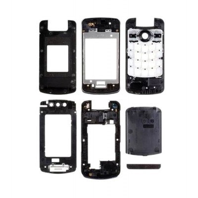 Full Body Housing For Blackberry Pearl Flip 8220 Black - Maxbhi.com
