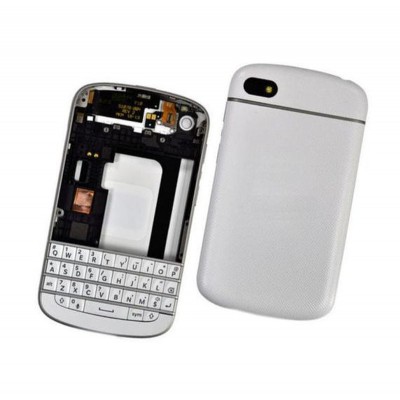 Full Body Housing For Blackberry Q10 White - Maxbhi.com