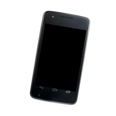 Lcd Frame Middle Chassis For Idea Aurus Iii Black By - Maxbhi Com