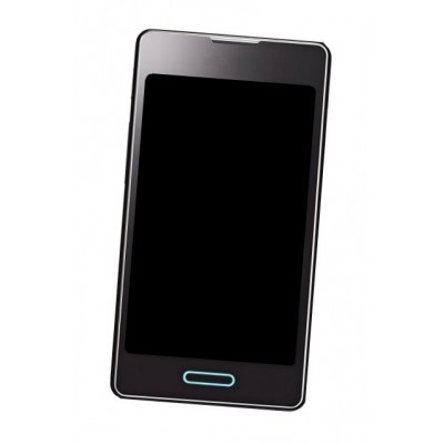 Lcd Frame Middle Chassis For Lg Optimus L5 2 E450 Black By - Maxbhi Com