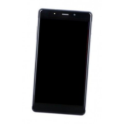 Lcd Frame Middle Chassis For Black Bear A6 Glam White By - Maxbhi Com