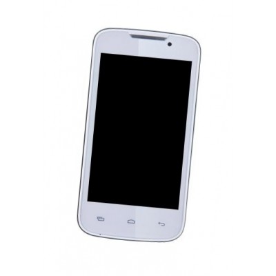 Lcd Frame Middle Chassis For Lava Iris 402 Plus White By - Maxbhi Com