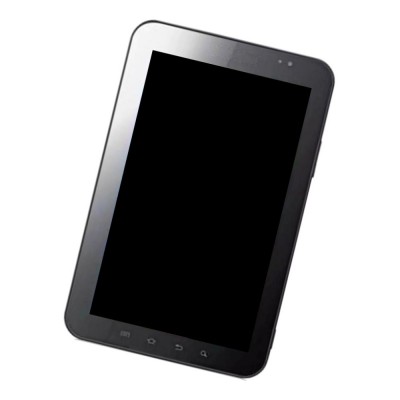 Lcd Frame Middle Chassis For Samsung Galaxy Tab P1010 Wifi Black By - Maxbhi Com