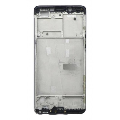 Lcd Frame Middle Chassis For Oppo Realme 1 Black By - Maxbhi Com