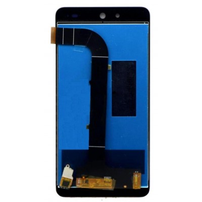Lcd With Touch Screen For Micromax Canvas Juice 3 Q392 Silver By - Maxbhi Com