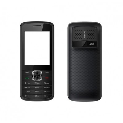 Full Body Housing For Celkon C19 Black Grey - Maxbhi Com