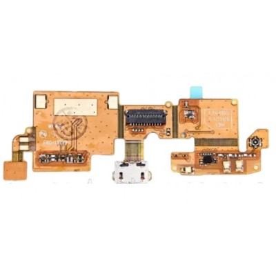 Charging Connector Flex Pcb Board For Zte Grand X Quad V987 By - Maxbhi Com
