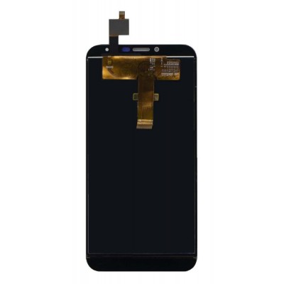 Lcd With Touch Screen For Intex Aqua 4g White By - Maxbhi Com