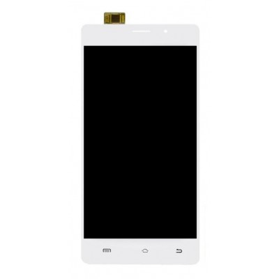 Lcd With Touch Screen For Intex Aqua Lions 3g White By - Maxbhi Com