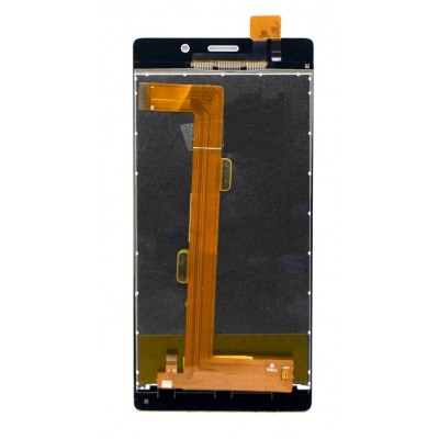 Lcd With Touch Screen For Intex Aqua Lions 3g White By - Maxbhi Com