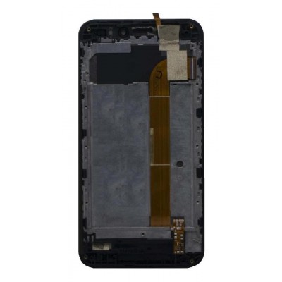 Lcd With Touch Screen For Intex Indie 15 White By - Maxbhi Com