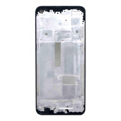 Lcd Frame Middle Chassis For Realme Narzo 30 Black By - Maxbhi Com