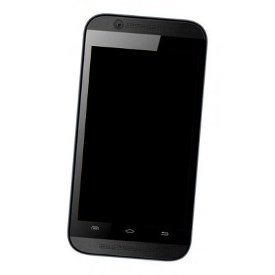 Lcd Frame Middle Chassis For Intex Aqua 5x Black By - Maxbhi Com