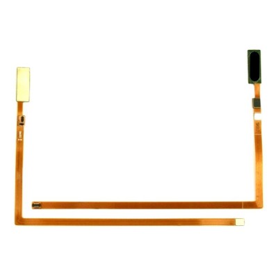Fingerprint Sensor Flex Cable For Lenovo Tab 4 10 Plus X704l Black By - Maxbhi Com