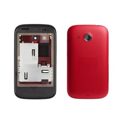 Full Body Housing For Htc Desire C Red - Maxbhi Com