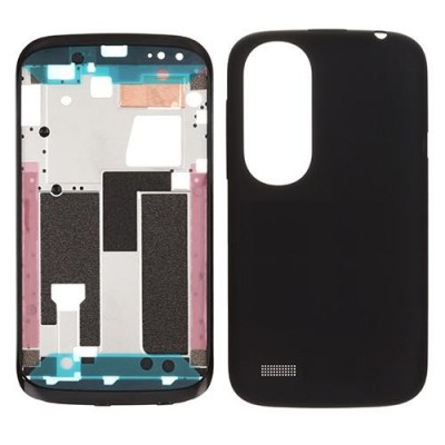 Full Body Housing For Htc Desire X Dual Sim With Dual Sim Card Slots Black - Maxbhi Com