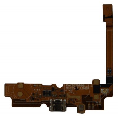 Charging Connector Flex Pcb Board For Lg Optimus L70 Ms323 By - Maxbhi Com