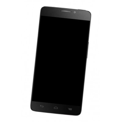 Lcd Frame Middle Chassis For Alcatel Onetouch Idol X 6040d Yellow By - Maxbhi Com