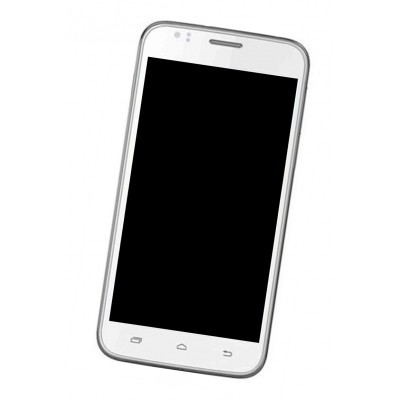 Lcd Frame Middle Chassis For Intex Aqua I4 Blue By - Maxbhi Com