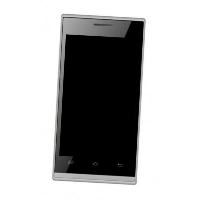 Lcd Frame Middle Chassis For Intex Aqua Virturbo Grey By - Maxbhi Com