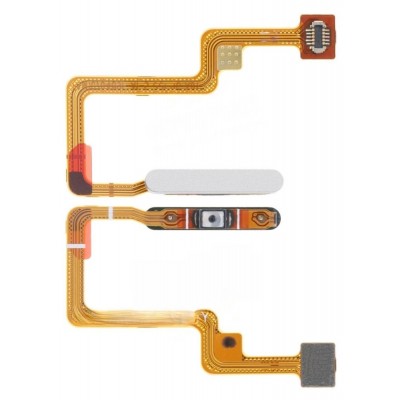 Fingerprint Sensor Flex Cable For Xiaomi Poco F4 5g White By - Maxbhi Com