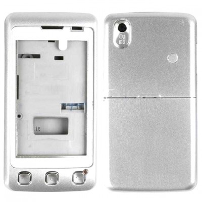 Full Body Housing For Lg Kp500 Cookie Silver - Maxbhi Com