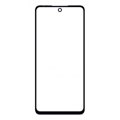 Replacement Front Glass For Infinix Note 10 Pro Black By - Maxbhi Com