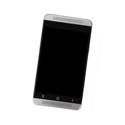 Lcd Frame Middle Chassis For Spice M6110 Silver By - Maxbhi Com