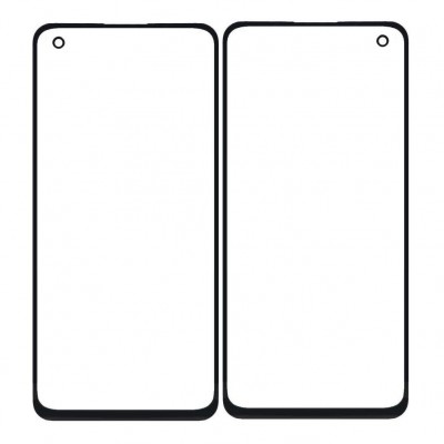 Replacement Front Glass For Oneplus Nord N10 5g Black By - Maxbhi Com