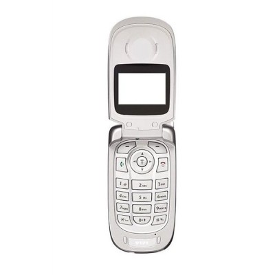 Full Body Housing For Motorola V171 Silver - Maxbhi Com
