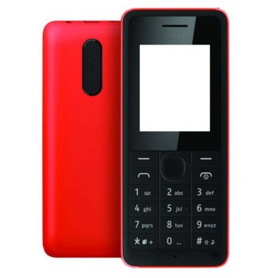 Full Body Housing For Nokia 107 Dual Sim Red - Maxbhi.com