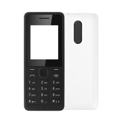 Full Body Housing For Nokia 107 Dual Sim White - Maxbhi.com