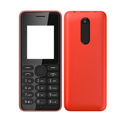 Full Body Housing For Nokia 108 With Single Sim Red - Maxbhi Com