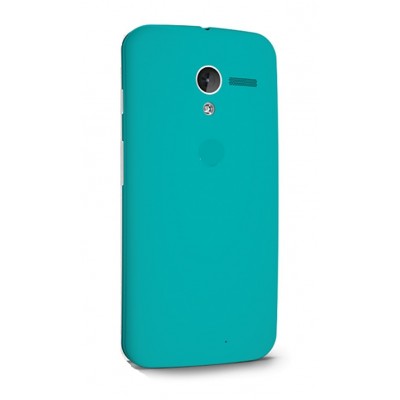 Full Body Housing for Motorola Moto X XT1058 White & Aqua Blue
