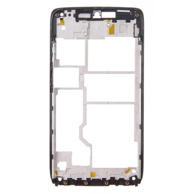 Lcd Frame Middle Chassis For Motorola Droid Turbo White By - Maxbhi Com