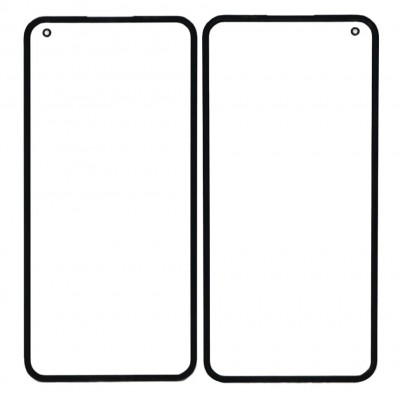 Replacement Front Glass For Nothing Phone 1 Black By - Maxbhi Com