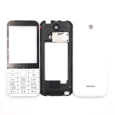 Full Body Housing For Nokia 225 Dual Sim Rm1011 White - Maxbhi Com