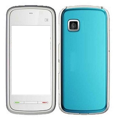 Full Body Housing For Nokia 5233 White Blue - Maxbhi Com
