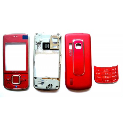 Full Body Housing For Nokia 6210 Navigator Red - Maxbhi Com