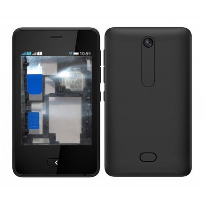 Full Body Housing For Nokia Asha 501 Dual Sim Black - Maxbhi.com