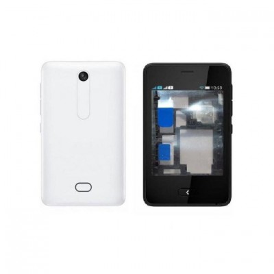 Full Body Housing For Nokia Asha 501 Dual Sim White - Maxbhi Com