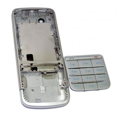Full Body Housing For Nokia C301 64 Mb Ram Silver - Maxbhi Com