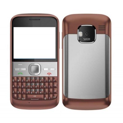 Full Body Housing For Nokia E5 Copper Brown - Maxbhi.com