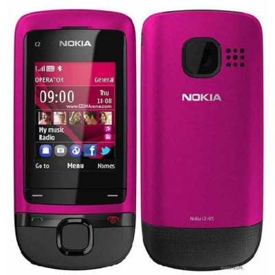 Full Body Housing for Nokia C2-05 Touch and Type Pink