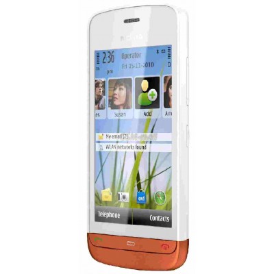 Full Body Housing for Nokia C5-04 White & Orange