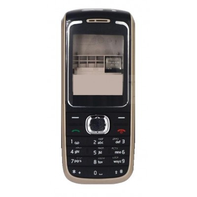 Housing For Nokia 1650 Metallic Black - Maxbhi Com