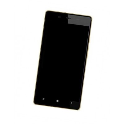 Lcd Frame Middle Chassis For Videocon Octa Core Z55 Delite White By - Maxbhi Com