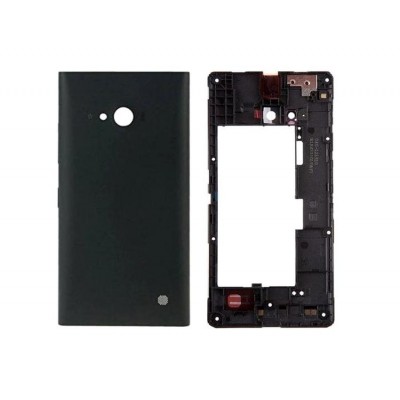 Full Body Housing For Nokia Lumia 730 Dual Sim Black - Maxbhi Com