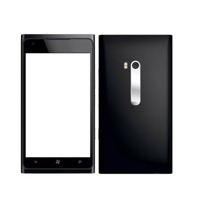 Full Body Housing For Nokia Lumia 900 Rm808 Black - Maxbhi Com
